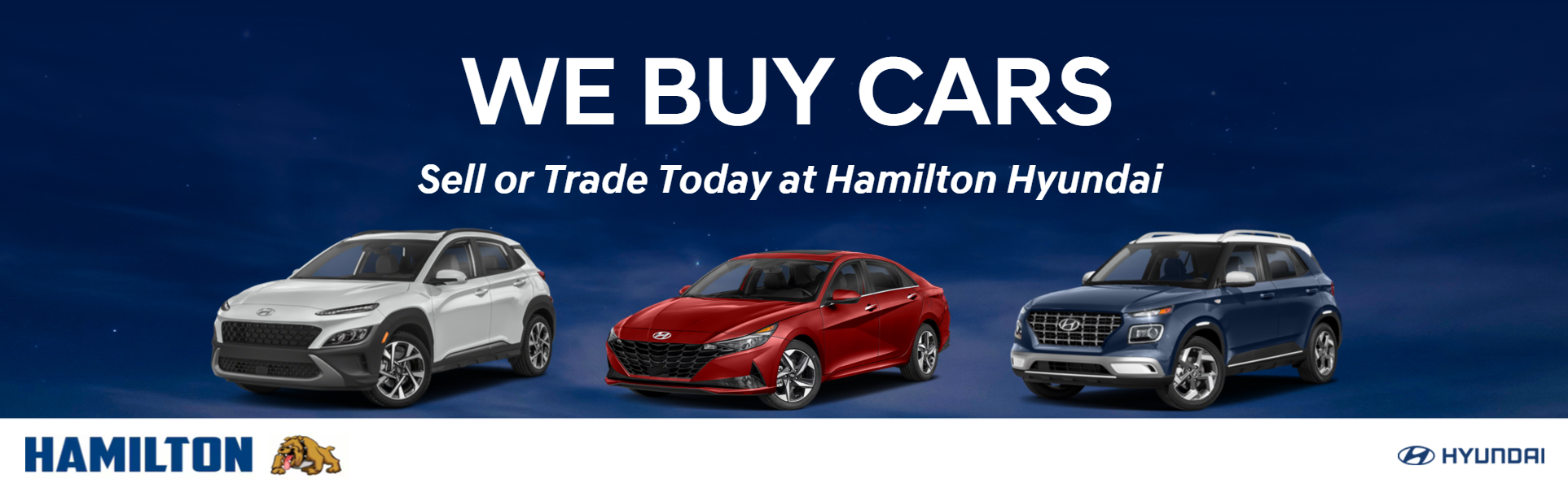 We buy cars